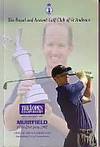 Official Programme for the The Royal and Ancient Golf Club of St Andrews 131st Open Championship - Muirfield 18th-21st July 2002