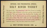 Salt River Ticket: Official 1952 Presidential Special [Anti-Adlai Stevenson postcard]