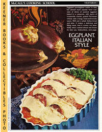 McCall's Cooking School Recipe Card: Vegetables 1 - Eggplant Parmigiana  (Replacement McCall's Recipage or Recipe Card For 3-Ring Binders)
