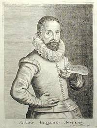 Engraved Portrait of Flemish artist Paul Brill (1554-1626) by Esme de Boulonois Engraved Portrait of Flemish artist Paul Brill (1554-1626) by Esme de Boulonois