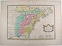 Carte des Possessions Angloises & Fran&ccedil;oises du Continent de L'Am&eacute;rique Septentrionale