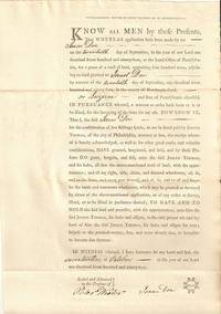 DEED TO 400 ACRES OF LAND IN LUZERNE COUNTY, PA, SOLD TO JOSEPH THOMAS OF PHILADELPHIA, FOR FIVE SHILLINGS, 17 October 1794