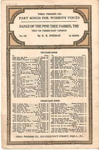 THE DANCE OF THE PINE TREE FAIRIES: Three-part Chorus for Women's Voices THE DANCE OF THE PINE TREE FAIRIES: Three-part Chorus for Women's Voices