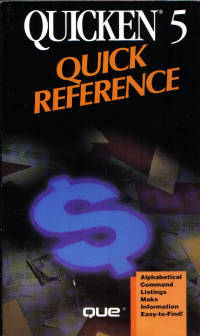 Quicken 5 Quick Reference