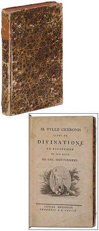 M. Tullii Ciceronis Libri de Divinatione ex Recensione et cum notis Io. Iac. Hottingeri