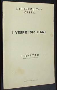 I Vespri Siciliani: Opera in Five Acts; Music by Giuseppe Verdi [Libretto]