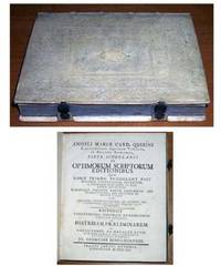 Liber singularis de optimorum scriptorum editionibus quae Romae primum prodierunt post divinum typographiae inventum, a germanis opificibus in eam urbem advectum: plerisque omnibus earum editionum seu praefationibus, seu epistolis in medium allatis. Cum b