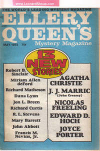 Ellery Queen's Mystery Magazine May 1972, Volume 59, # 5 ( Leo Rising; Gideon - Vintage Car Thefts; The Jury Box; Lot 721 / xy258; Woman in the Stone House; Importance of a Leg of Mutton; Josephine Rider Said; etc) Ellery Queen's Mystery Magazine May 1972, Volume 59, # 5 ( Leo Rising; Gideon - Vintage Car Thefts; The Jury Box; Lot 721 / xy258; Woman in the Stone House; Importance of a Leg of Mutton; Josephine Rider Said; etc)