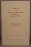 Amerika im austro-amerikanischen Gedicht 1938-1978