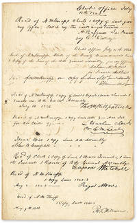 Receipt For Loan of Books to County Clerks