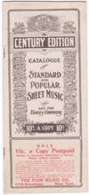 CATALOGUE OF STANDARD AND POPULAR SHEET MUSIC BY ALL THE FAMOUS COMPOSERS CATALOGUE OF STANDARD AND POPULAR SHEET MUSIC BY ALL THE FAMOUS COMPOSERS