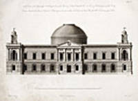 South Elevation of the Register Office or Building for Containing the Records of Scotland, Situated in the New Town of Edinburgh, Fronting the Bridge
