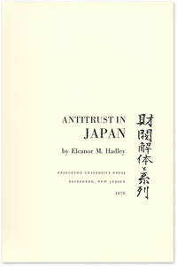 Antitrust in Japan