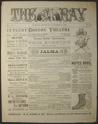 The Ray: October 8, 1883 Vol. 13  No. 35 [Boston Theatre program]
