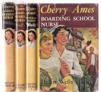 Cherry Ames:  Student Nurse ---with Senior Nurse ---with Veteran Nurse ---with Boarding School Nurse ---  Book # 1, 2, 8, 17 ---4 Volumes
