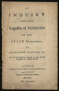 An Inquiry into the Legality of Pensions on the Irish Establishment