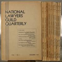 National Lawyers Guild Quarterly. Volume 1, Number 1 through Volume 3, Number 2 [complete]