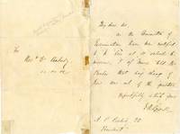 Lowell Writes To Harvard President Peabody