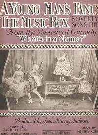 Sheet music (1) to this Broadway show.  Song:  A Young Man's Fancy (Music Box Song)