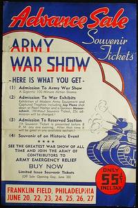 [Flyer] Army War Show at Franklin Field, Philadelphia, June 1942, to support Army Emergency Relief