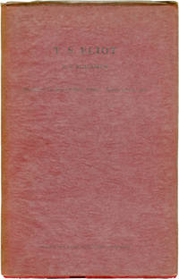 T. S. Eliot (First Edition)