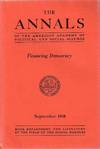 The Annals of the American Academy of Political and Social Science - Financing Democrary - September 1968 - Volume 379