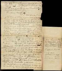 1813 ARREST WARRANT FOR WOMAN SELLING WHISKY TO INDIANS IN OHIO  (G)