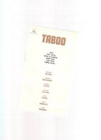 Taboo:  Seven Short Stories Which No Publisher Would Touch ---a signed Copy ( Daddy of Them All; The Neighbors; Second Coming; Battle Without Banners; Lie Still, Snow White; The Lovers; Take a Deep Breath )