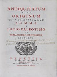 Antiquitatum sive Originum Ecclesiasticarum Summa