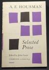 A.E. Housman: Selected Prose