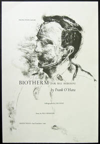 Biotherm (for Bill Berkson). [Together with a booklet] 