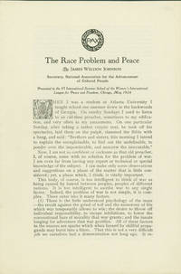 THE RACE PROBLEM AND PEACE [caption title]