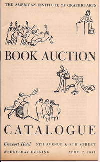 Book Auction Catalogue.  Brevoort Hotel