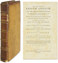 De Laudibus Legum Angliae, By Sir John Fortescue, Lord Chief