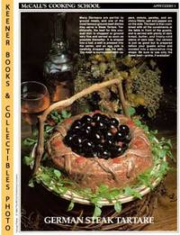McCall's Cooking School Recipe Card: Appetizers 5 - Steak Tartare  (Replacement McCall's Recipage or Recipe Card For 3-Ring Binders)
