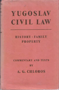 Yugoslav Civil Law Yugoslav Civil Law