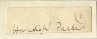 Autograph signature. Ca. 1900