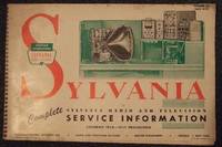 SYLVANIA Service Literature: Complete Radio and Television Service Information Covering 1954 - 1955 Production --- Sylvania Electric Products Inc., - December 1955 SYLVANIA Service Literature: Complete Radio and Television Service Information Covering 1954 - 1955 Production --- Sylvania Electric Products Inc., - December 1955
