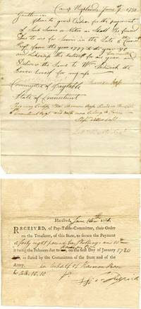 Colonel Zebulon Butler Writes From  Camp Highlands About A Soldier