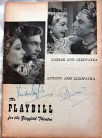 Ziegfeld Theatre Stagebill (Program) signed by Vivien Leigh (1913-1967) and Laurence Olivier (1907-1989); Bernard Shaw's Caesar and Cleopatra; Antony and Cleopatra
