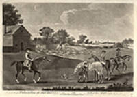 Unkenneling the Fox-Hounds. L'acher la Meute