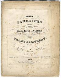 Drei Sonatinen Fur Piano-Forte und Violine... Op. 137. No. [1]. [Parts]