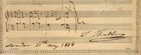 Autograph musical quotation signed "S. Thalberg"