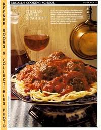 McCall's Cooking School Recipe Card: Pasta, Rice 12 - Spaghetti And  Meatballs (Replacement McCall's Recipage or Recipe Card For 3-Ring Binders)