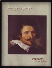 Heritage Important Fine Art Auction #638, November 9, 2006, Dallas, TX: Session II, Old Master and Modern Art Heritage Important Fine Art Auction #638, November 9, 2006, Dallas, TX: Session II, Old Master and Modern Art