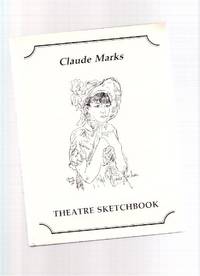 Claude Marks Theatre Sketchbook ---signed to Jessica Tandy  ( Edward Gordon Craig; John Gielgud; Sybil Thorndike; Joam Littlewood; Alec Guiness; Laurence Olivier; Vanessa Redgrave; Glenda Jackson; Marlene  Dietrich; et al)
