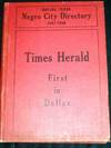 Negro City Directory - Dallas, Texas 1947-1948