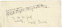 Autograph musical quotation