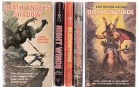 Kane Set:  Darkness Weaves; Night Winds; Dark Crusade; Bloodstone; Death Angel's Shadow ---- 5 Volumes, All Signed By Karl Edward Wagner ( Nightwinds )
