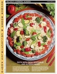 McCall's Cooking School Recipe Card: Vegetables 24 - Spaghetti Primavera  (Replacement McCall's Recipage or Recipe Card For 3-Ring Binders)